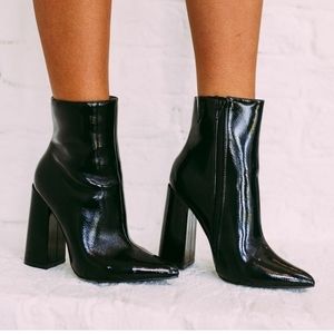 These Three Boutique Liliana Block Heeled Bootie
